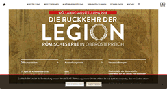 Desktop Screenshot of landesausstellung.at